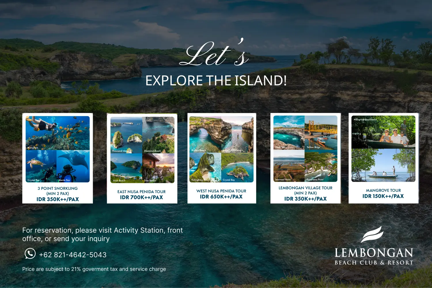 Your Dream Staycation Awaits: 60 Days Remaining! Lembongan Beach Club & Resort Offers