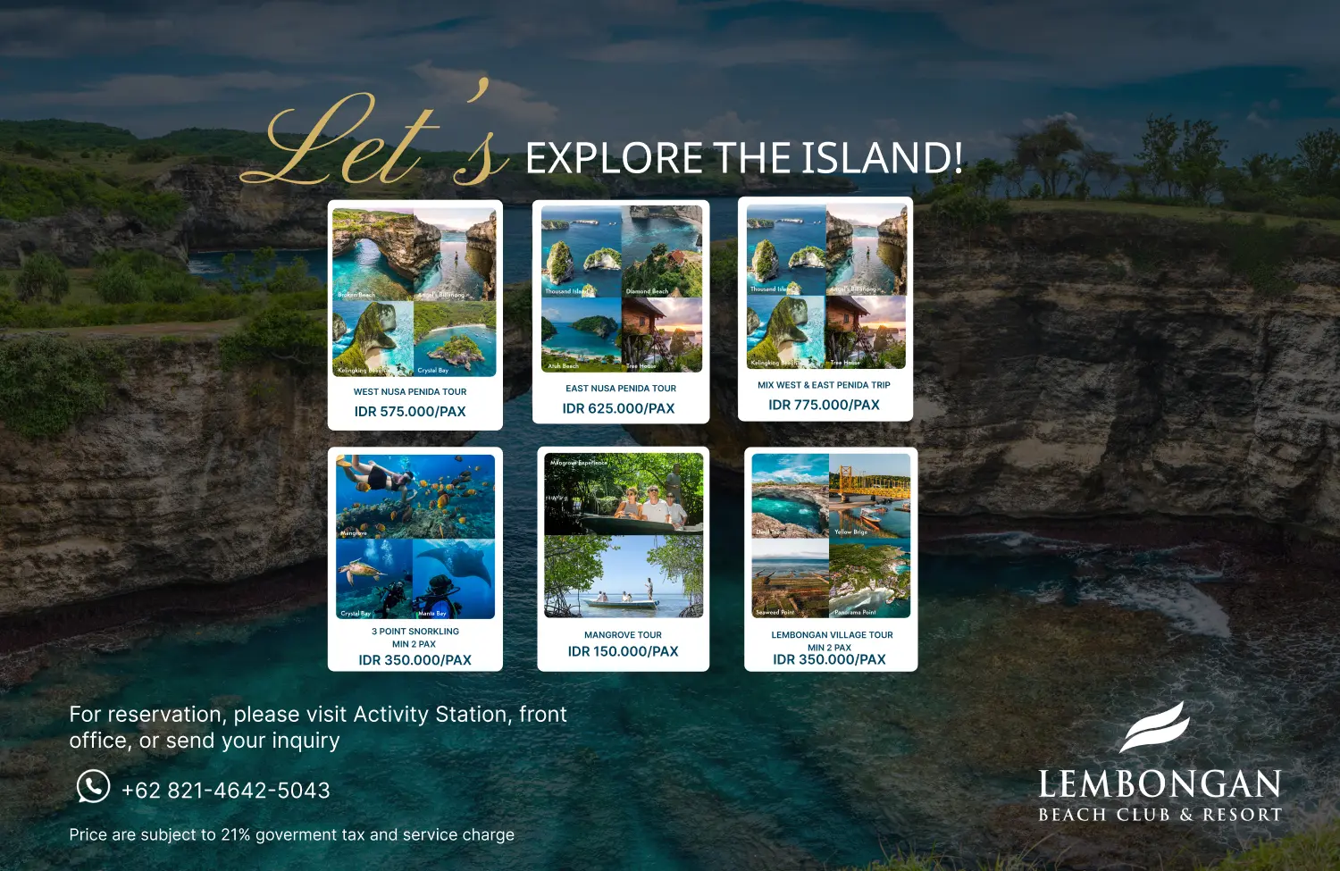 Tjendana SPA - Lembongan Lembongan Beach Club & Resort Offers
