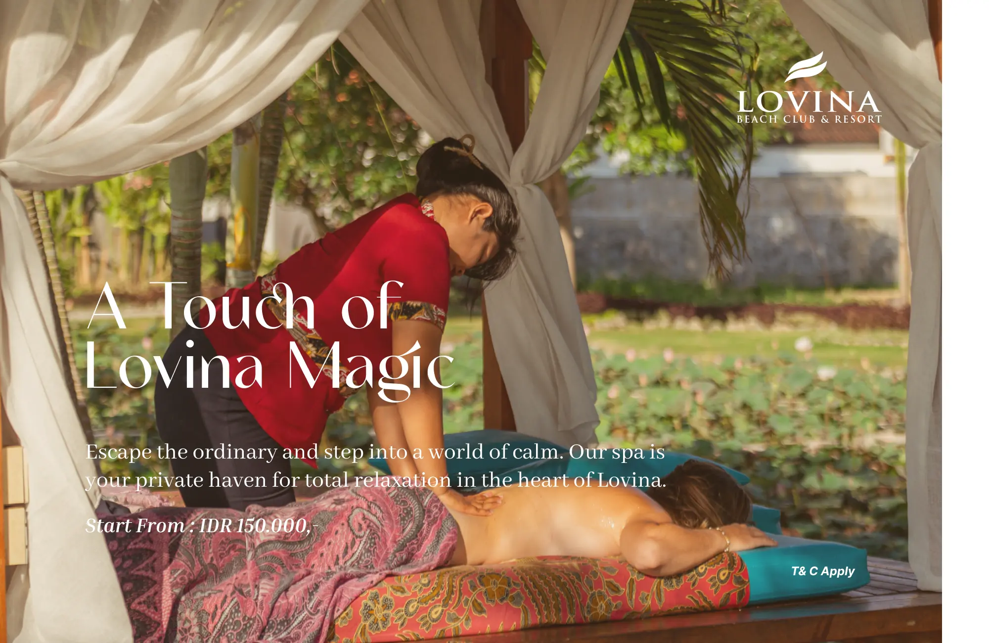 Tjendana SPA - Lembongan Lembongan Beach Club & Resort Offers