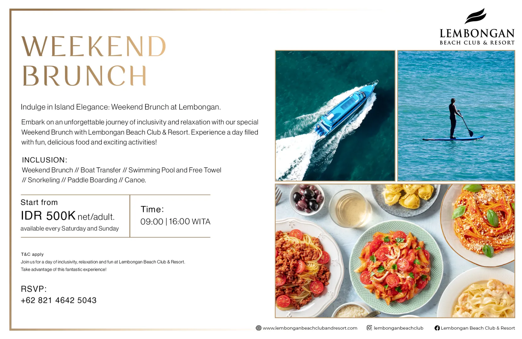 Weekend Brunch At Sea Sky Restaurant