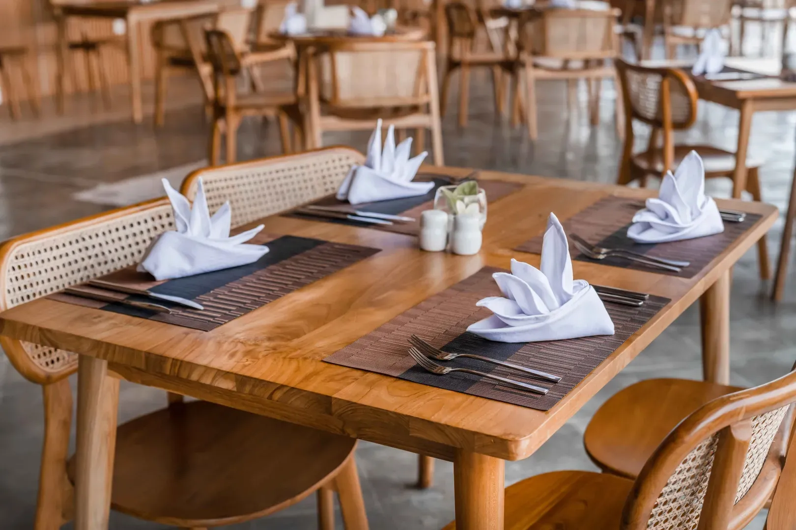 Tables At Sea Sky Restaurant