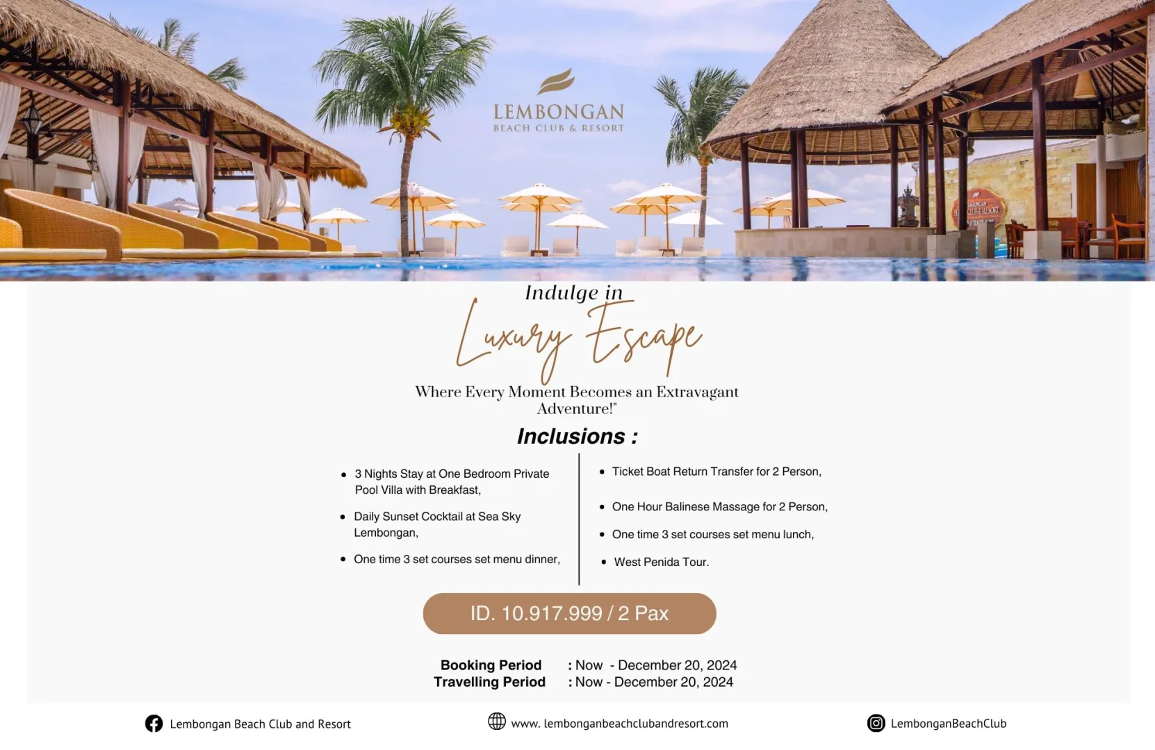 Indulge In Luxury Escape